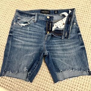 Lucky Brand Frayed Jean Shorts